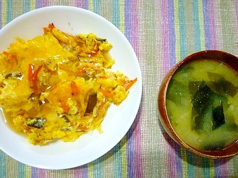 何を作ったらわからないときの天津丼